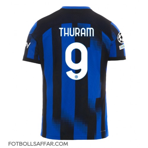 Inter Milan Marcus Thuram #9 Hemmatröja 2023-24 Kortärmad